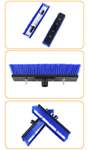 伸縮ポールと高性能洗車ブラシを備えたウォッシュブラシルーフクリーニングツールを通るソーラーパネル水流 - Product Image 3