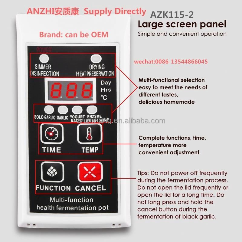 AZK115-2 amazon Горячая продажа черный чеснок машина брожения/фабричная Поставка Черного Чеснока чайник/ферментированный черный чеснок машина