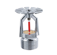 Tête de sprinkler vertical chromée à suppression rapide pour entrepôt
