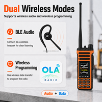 Radio bidirectionnelle SW-9 double bande 10W haute puissance avec récepteur pleine bande SI4732, programmation sans fil et alarme de détresse