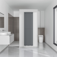 AVONFLOW — panneau Vertical en acier revêtu de poudre, radiateur de salle de bain de couleur Anthracite, Design