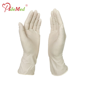 Gants d'examen jetables en latex sans poudre, épaisseur 5 MIL, longueur 24 CM, bord coupé, manchette lisse, imperméables, stériles, usage général, Malaisie - Product Image 4