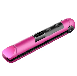 Meilleur mini fer <span class=keywords><strong>à</strong></span> friser LED sans fil de 1 pouce <span class=keywords><strong>Fers</strong></span> plats en céramique de marque privée personnalisables Source électrique portable double humide/sec - Product Image 4