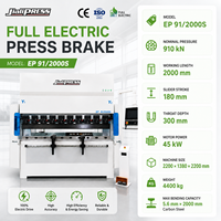 Prensa Plegadora Eléctrica Servocontrolada de 91 Toneladas y 2000 mm, de Alta Velocidad y Precisión, Directo de Fábrica