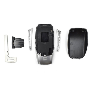 Coque <span class=keywords><strong>de</strong></span> clé <span class=keywords><strong>de</strong></span> voiture en gros à 3 boutons, boîtier <span class=keywords><strong>de</strong></span> remplacement pour télécommande intelligente <span class=keywords><strong>de</strong></span> véhicule avec lame <span class=keywords><strong>de</strong></span> clé d'urgence - Product Image 2
