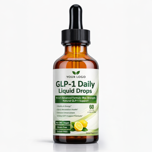 Gotas Líquidas Diarias de GLP-1 Oral 10 <span class=keywords><strong>en</strong></span> 1 de Origen Natural, 60 ml, 1710 mg, Apoyan la Salud Metabólica y los Buenos Hábitos Alimenticios - Product Image 1