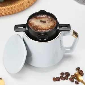 Kaffeemaschinenfilter neues Design umweltfreundlich faltbar wiederverwendbar Übergießen Kaffee-Tropffilter Kaffee-Tropfer