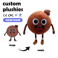 Vente en gros de jouets en peluche amusants et écologiques personnalisés, en peluche douce avec rembourrage en coton PP pour cadeau d'Halloween