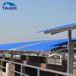 Afrique du Sud <span class=keywords><strong>3m</strong></span> 4m 6m Feuilles de toiture ondulées en <span class=keywords><strong>PVC</strong></span> colorées modernes Tuiles de toiture en plastique carrées - Product Image 6