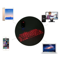 Proyektor Keyboard Laser Virtual Mini Portabel dengan Proyeksi Sentuh untuk Semua Smartphone PC Tablet Keyboard Laser