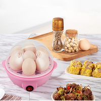 Mesin pemasak telur otomatis Mini, alat rumah tangga pemasak Telur multifungsi untuk mendidih dan pengukus