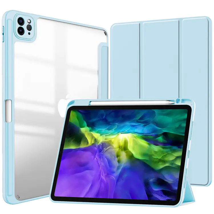 2023 high quality Suitable for iPad Air5 protective case with pen slot iPad 2020 acrylic tablet 10.2 inch iPad 9 protective case