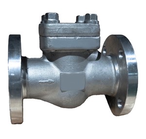 <b>Swing</b> Check 4" Class 150 RF WCB Body PTFE Trim 8 Type Bolted <b>Cover</b> Flange End ASM B16.5 Face Dimension ASME 16.10 Manual - Product Image 2