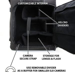 Mochila de diseño nuevo de fábrica BSCI para hombre, mochila para cámara personalizada, mochila informal multifunción para cámara - Product Image 6