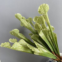 L-260 Premium Kunstmatige Pitcher Plant 3/5-bladige Vleesetende Plant Realistische Kunstplanten voor Huis en Tuin Decoratie