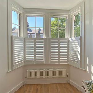 Obturateur de plantation de conception de haute qualité Obturateur en bois Bay Window - Product Image 1