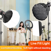 YM500 Professionnel 2800-6800K 300W Lumière douce à faible bruit LED pour vidéo, montage Bowens, éclairage vidéo LED de studio, éclairage de remplissage en direct