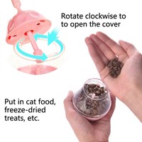 Jouet pour chat fiable avec structure de labyrinthe intégrée, distributeur de friandises à bascule pour entreprises de produits pour animaux de compagnie