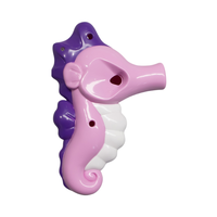 Se Busca Distribuidor: Ocarina de Juguete con Forma de Caballito de Mar, Bajo MOQ, Alta Rentabilidad, Instrumento Musical de Viento Miniatura para Niños