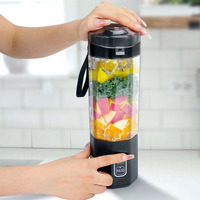 Nieuwe Trendy 700Ml Gym Gebruik Proteïne Shaker Met Drinktuit Usb Oplaadbare Blender Juicer Blender Draagbare Blender