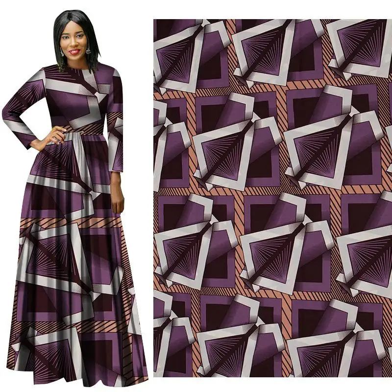 Cetak kustom kain lilin lembut Afrika desain ankara tekstil kain lilin nigeria batik ankara