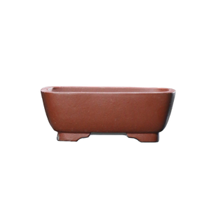 Rectangular Miniature Bonsai Pot Ultra Small <b>Handmade</b> Classic Chinese Style Yixing <b>Pottery</b> - Product Image 5