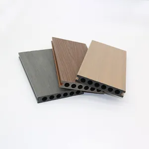 Waterproof Solid Boards Plastic Wood Composite Co-extrusion Outdoor Wpc Decking