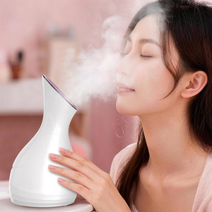 Vaporisateur facial à vapeur chaude, pulvérisateur ionique nano pour un nettoyage en profondeur des pores, stimulation du collagène et raffermissement de la peau, spa à domicile pour toute la famille, sûr - Product Image 2