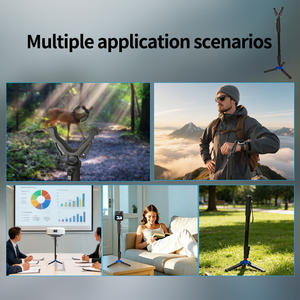 Monopode <span class=keywords><strong>de</strong></span> <span class=keywords><strong>chasse</strong></span> réglable ECHAIN, bâton <span class=keywords><strong>de</strong></span> tir en aluminium, trépied à fourche 1/4V avec vis 3/8'', support triangulaire tactique <span class=keywords><strong>pour</strong></span> l'extérieur - Product Image 5