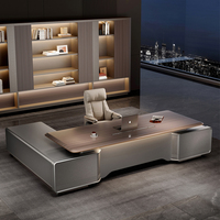Ensemble de chaise de bureau et de bureau à domicile en MDF haut de gamme, design sain, avec tiroir de rangement, mobilier de bureau commercial modulaire moderne