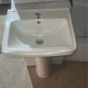 Bassin sur pied en céramique haute température moderne de l'usine Chaozhou <span class=keywords><strong>Petit</strong></span> lavabo domestique au sol - Product Image 3