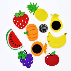 Aimant de réfrigérateur en forme de fruits et légumes en 3D personnalisé pour la décoration de la maison, souvenir - Product Image 2