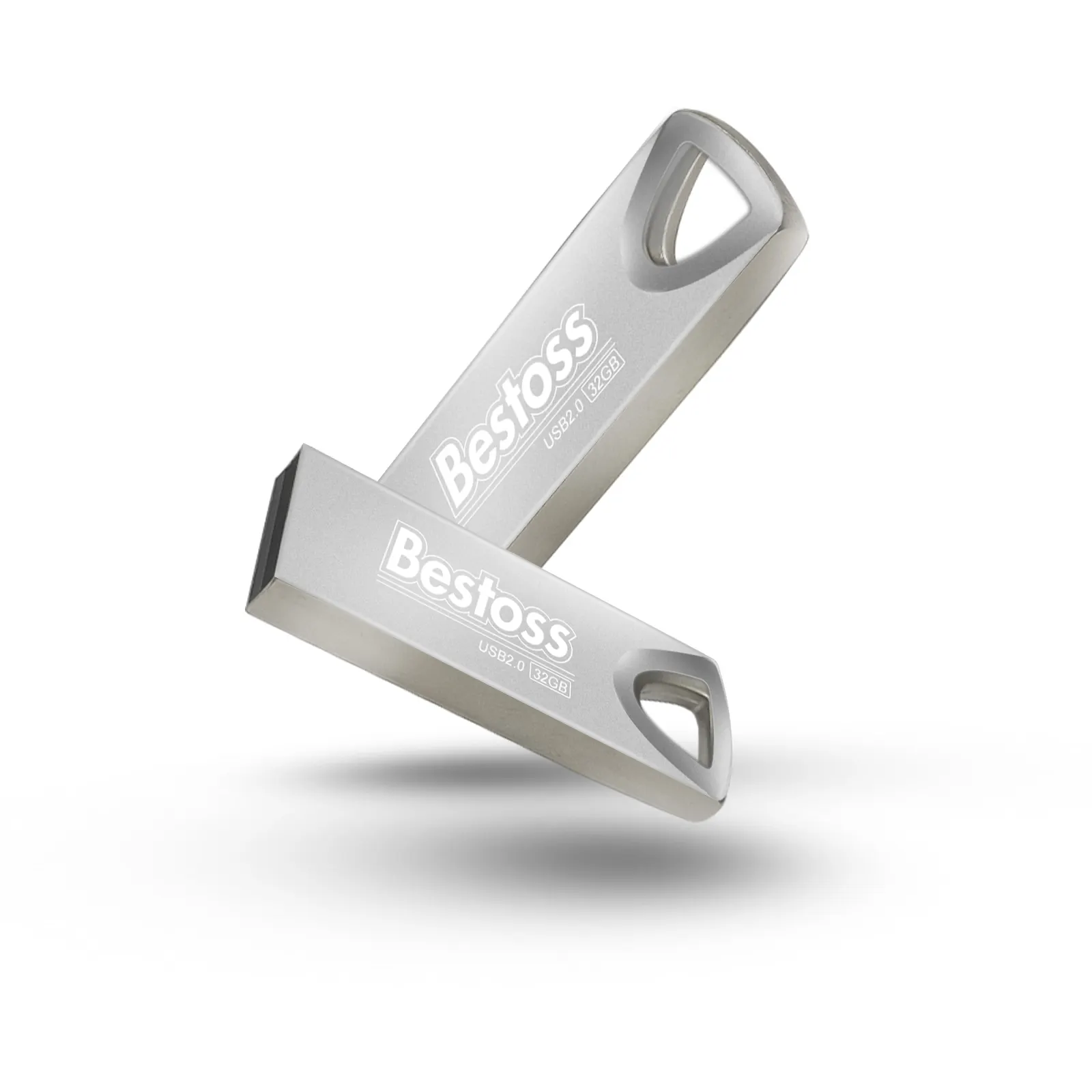 BESTOSS stokta USB Flash sürücü 8GB 16GB 32GB 64GB 128GB 256GB özel USB Flash bellek disk