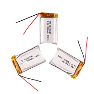 Baterías de polímero de litio de alta calidad 4.44wh 3,7 V 1200mAh batería Lipo 102540 1300mAh 1100mAh