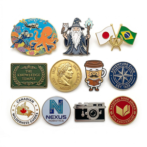Fabricant d'articles métalliques sur mesure : badges en émail dur et souple, épingles de revers en métal avec logo personnalisé pour marque de vin - Product Image 6