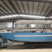 Ventes Nouveau 8m Profisher Speed Boat Toutes les péniches de débarquement en aluminium soudé pour Dubaï Arabie Saoudite Émirats Arabes Unis