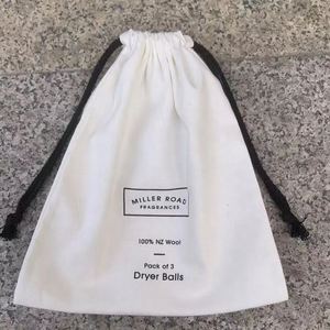 Custom Logo Printing Recyclable Promotional Canvas Dust Bag for <b>Handbag</b> Drawstring Cotton Gift Shoe Packing Pouch Customizable - Product Image 3