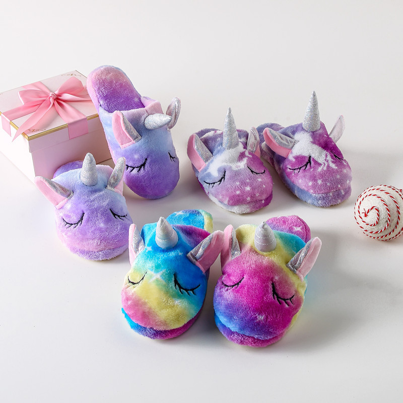 Flannel Cartoon unicorn Home Baby Support