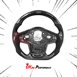 Volante de fibra de carbono con pantalla LED RPM Supra para Toyota Supra MK5 A90 A91 GR - Product Image 1