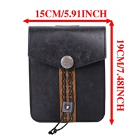Sac à bandoulière rétro médiéval, sac banane gothique de pirate, accessoire de personnage pour LARP, jeu de rôle, foire de la Renaissance, cosplay