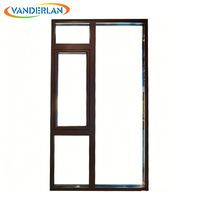 Ventanas Abatibles de Aluminio de Alta Calidad con Soporte Personalizado, Marco Negro o Blanco