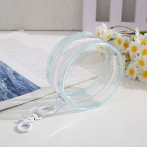 Sacs cosmétiques miniatures portables en PVC transparent avec fermeture éclair, personnalisables en couleur et en taille, durables et réutilisables, pour le rangement de maquillage et de produits de toilette, vente en gros - Product Image 5