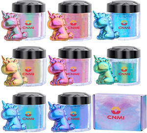 CNMI Chameleon Powder Pigment <span class=keywords><strong>8</strong></span> polvere di Mica che cambia <span class=keywords><strong>colore</strong></span> per bicchieri in resina epossidica aggiornamento polvere cromata per trucco artistico per unghie - Product Image 3