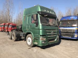 Camión Tractor Usado Sinotruk Euro2 Diésel 6X4 con Volante a la Izquierda, HOWO de 10 Ruedas, Capacidad de Carga de 21-30T, 371hp, Cámara Trasera de 360° - Product Image 5