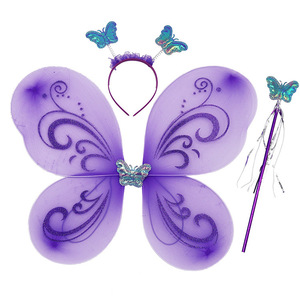 <span class=keywords><strong>Costume</strong></span> da festa di Halloween 3 pz Set ali di <span class=keywords><strong>farfalla</strong></span> di natale per bambini ali di <span class=keywords><strong>farfalla</strong></span> per le ragazze - Product Image 4