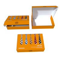 Caja de Cartón Corrugado Rígido Personalizada con Relieve y Laminado Mate, Caja de Cartón Plegable Reciclable para Embalaje de Ropa