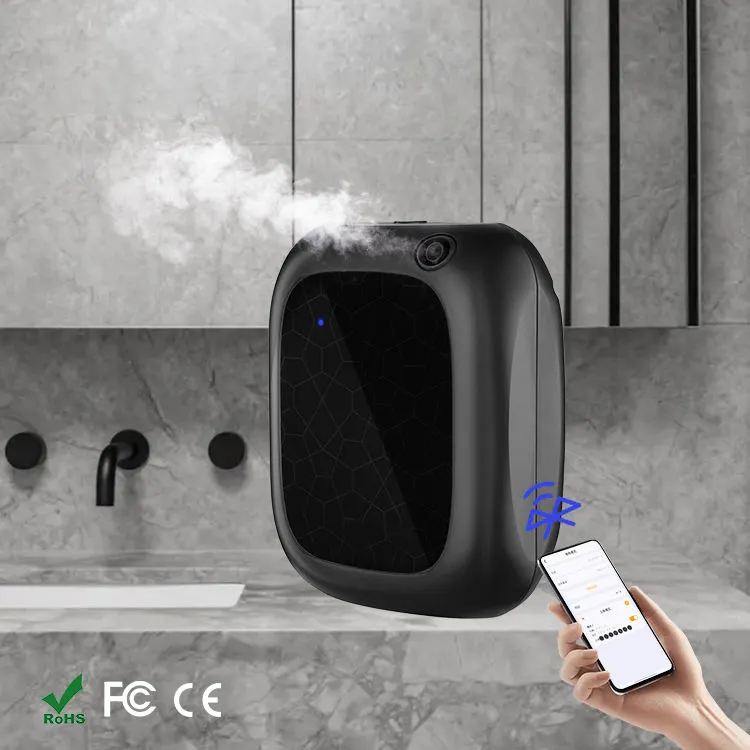 Diffusore di profumo intelligente WIFI per Hotel commerciale montato a parete nebulizzatore senz'acqua da 200ml Mini diffusore di profumo di olio da tavolo portatile