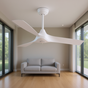 Ventilateur de plafond 52 pouces, moteur DC, 3 pales, télécommande, sans lumière, usage domestique - Product Image 2