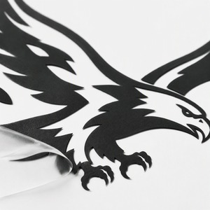 Autocollant latéral de voiture personnalisé <span class=keywords><strong>Lion</strong></span> en flamme, graphiques de carrosserie sur mesure, autocollant de porte en vinyle imprimé OEM, vente en gros XGS DECAL - Product Image 3