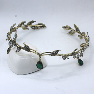 Rhinestone Crown Hair Accessory for Women Bridal Maang <strong>Tikka</strong> <strong>Headpiece</strong> - Product Image 3